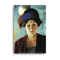 Portrait of the Artist's Wife Elisabeth with a Hat