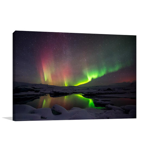 Northern Lights Aurora Borealis Wall Art Print
