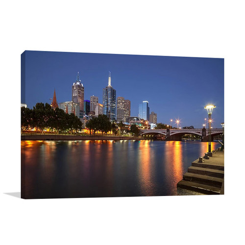 Melbourne Southbank Australia Wall Print