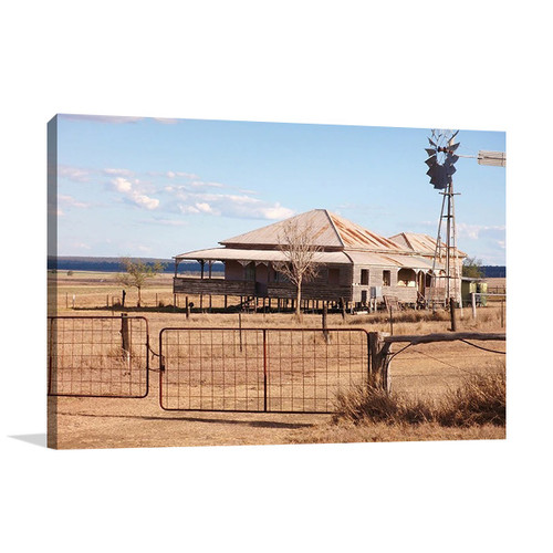 Queensland Old Farm House Wall Art Print 