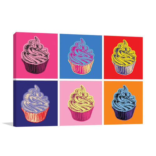 Cupcakes Food Wall Art Print 