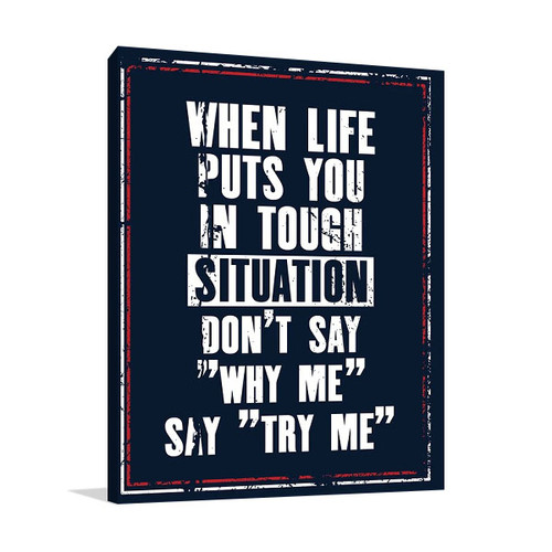 Try Me Wall Art Print
