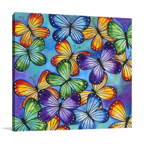 Butterflies Colour Wall Art Print 