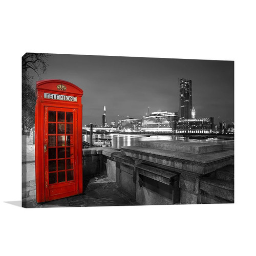 London Red Telephone Box Wall Print