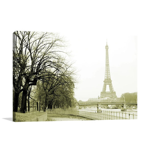 River Seine Eiffel Tower Wall Print