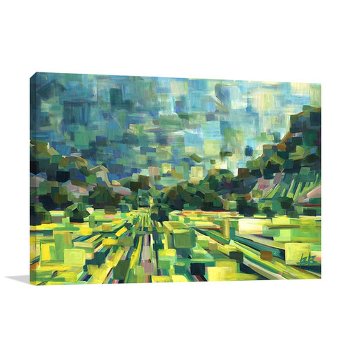 Summer Green Field Wall Print