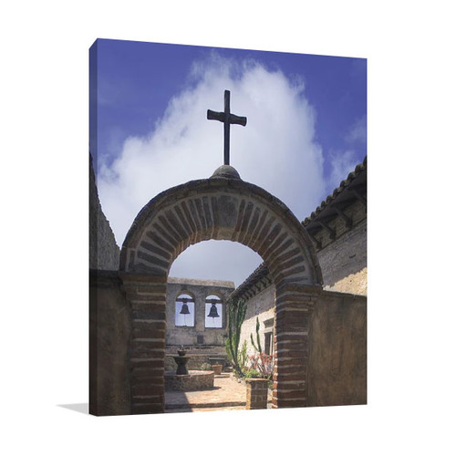 Priory Courtyard Wall Art Print