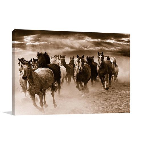 Running Horses Wall Art Print