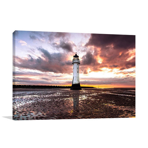 Perch Rock Lighthouse Wall Art Print