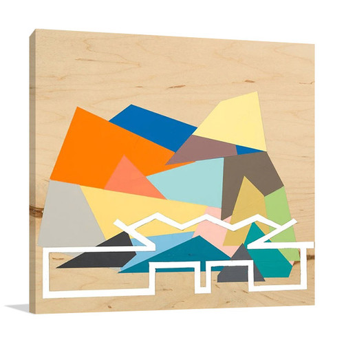Building Silhouette III Wall Art Print