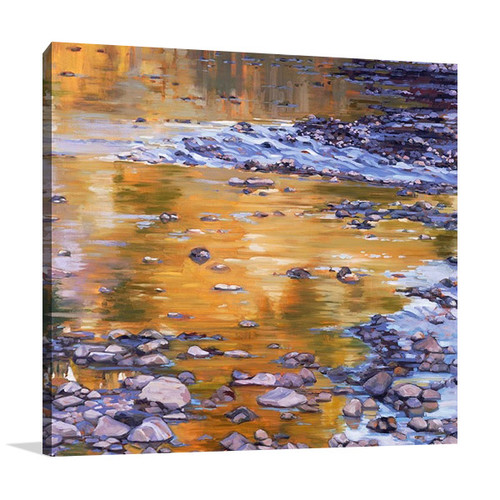River Rocks and Reflections II Wall Art Print