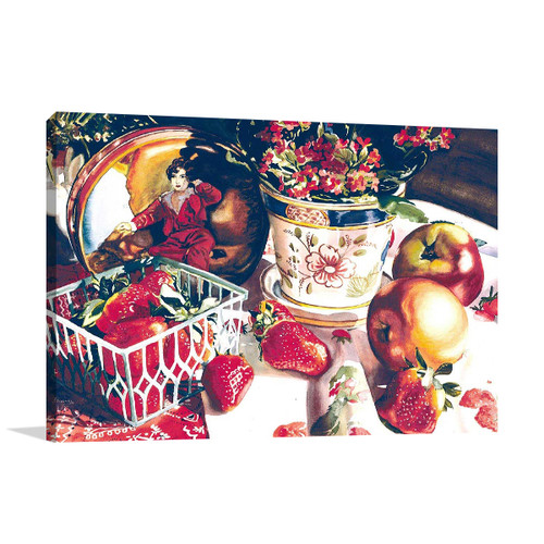  Apple and Strawberry Wall Art Print