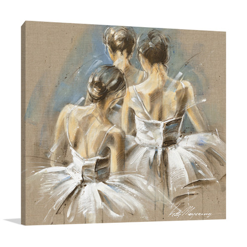 White Dress IV Wall Art Print