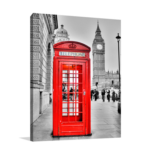 London Phone Wall Art Print