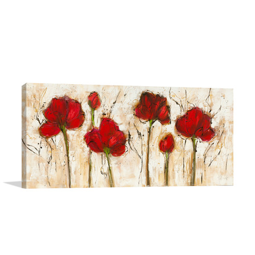 Abstract Poppy Wall Art Print 