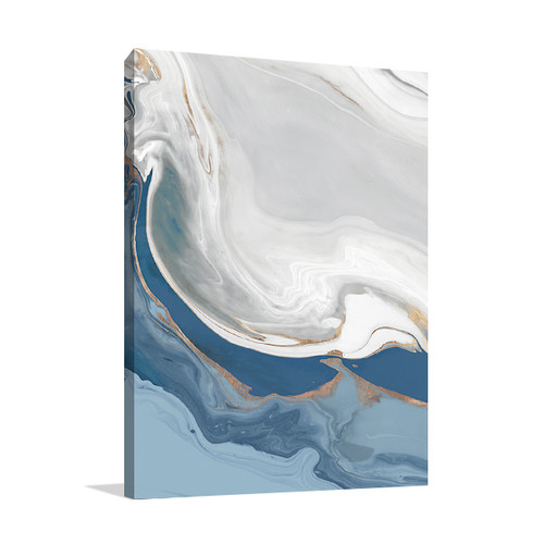 Blue Velour I Wall Art Print