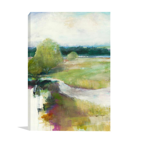 Crossing The Stream Wall Art Print