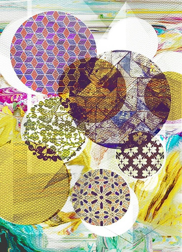 Patterned Circles IV Wall Art Print