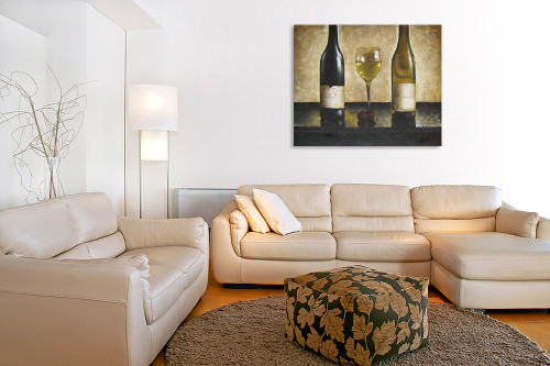 Sparkle In Wall Decorating Ideas And Contemporary Art Canvas