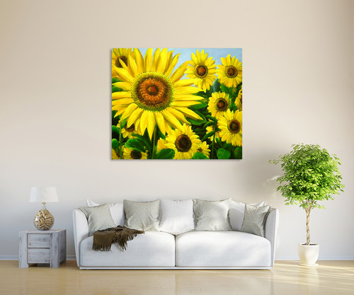 Sunflowers Two |Stretch Canvas Frames And Decoration