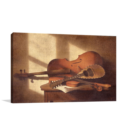 Musical Instruments Wall Print Landscape Music Art on The Wall