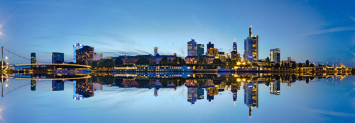 The Frankfurt Panorama Wall Art Print