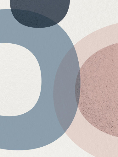 Mid Century Soft Luxe V Wall Art Print