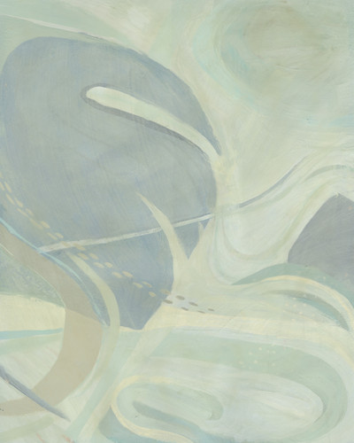 Encaustic Green II Wall Art Print