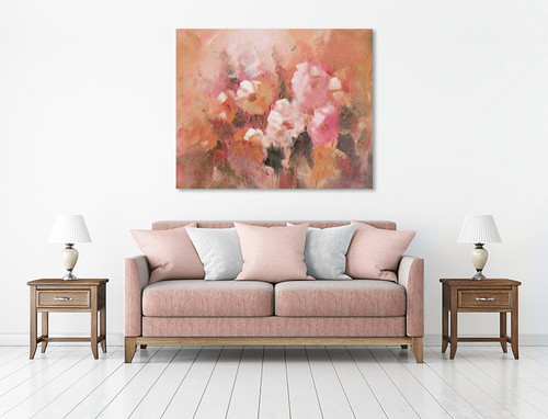 Old Rose Field | Home Decor Framed Art And Canvases