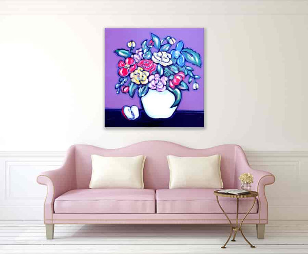 Brooke Howie | Purple Floral In Canvas Interior Design Ideas