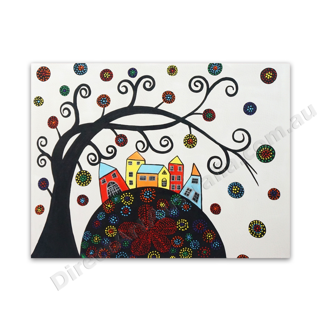 Buy Floral Hand Painted Wall Art Online Australia