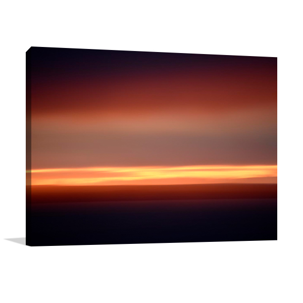 Abstract Sunset Wall Art Print
