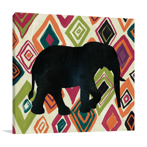 African Animal Jewel I Wall Art Print