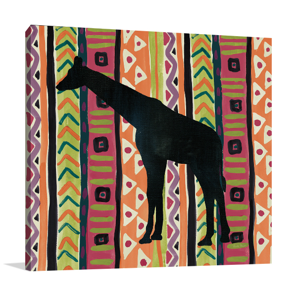 African Animal Jewel III Wall Art Print