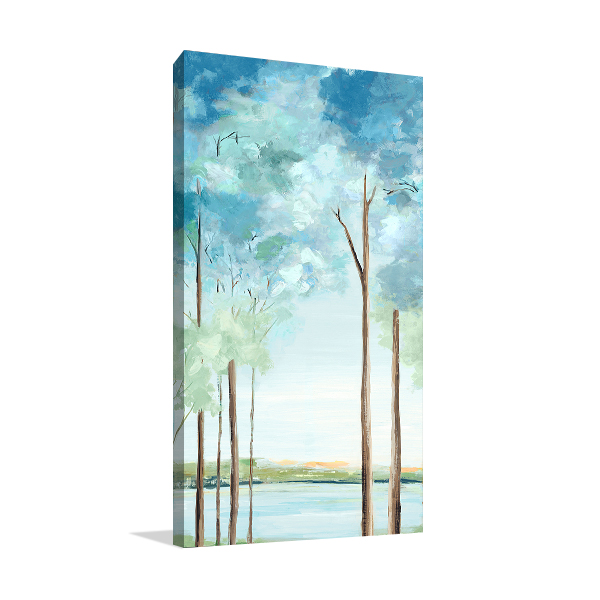 Azure Land I Wall Art Print