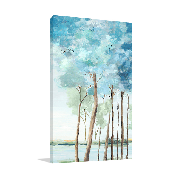 Azure Land II Wall Art Print