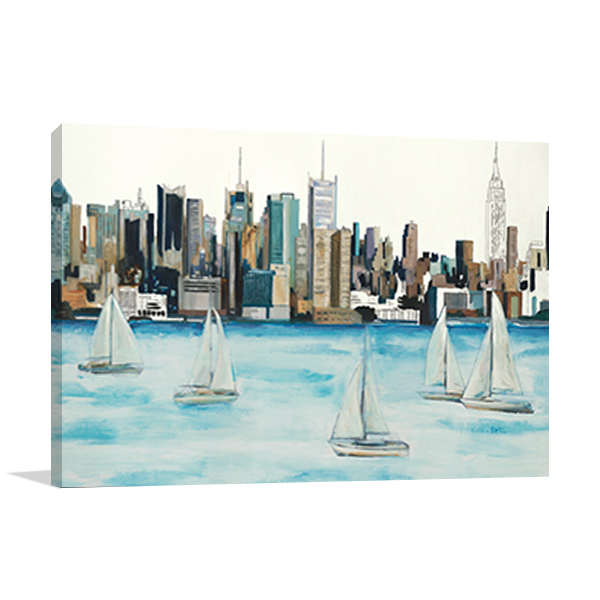 Boat City Wall Art Print