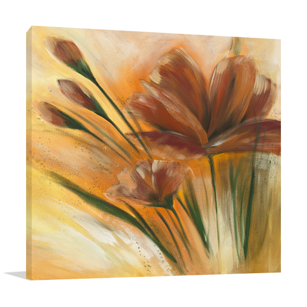 Brown Flower II Wall Art Print