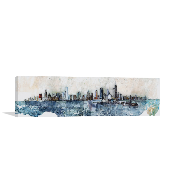 Chicago Skyline Wall Print