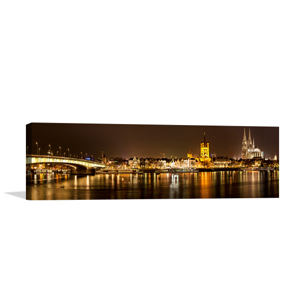 Cologne Skyline Wall Art Print