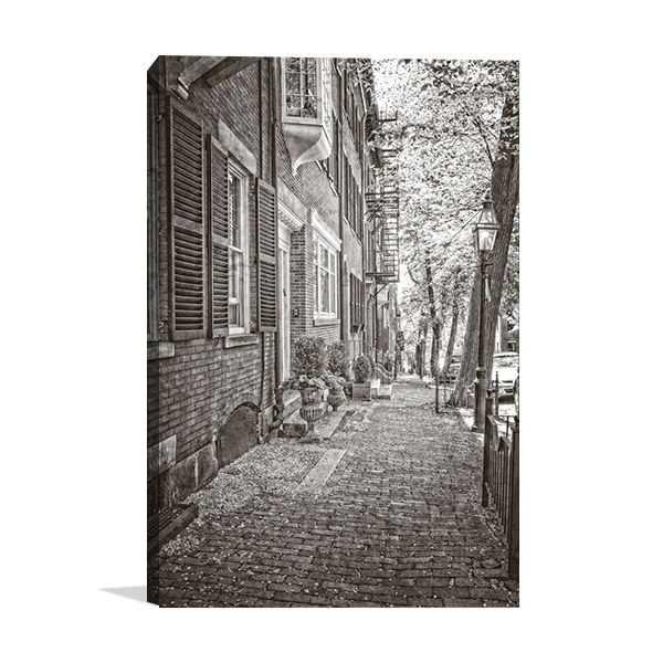 Colonial Street Wall Art Print