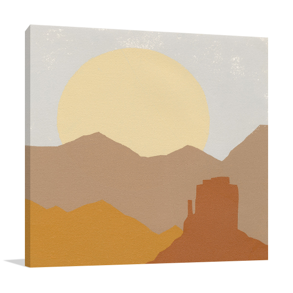 Desert Sun I Wall Art Print