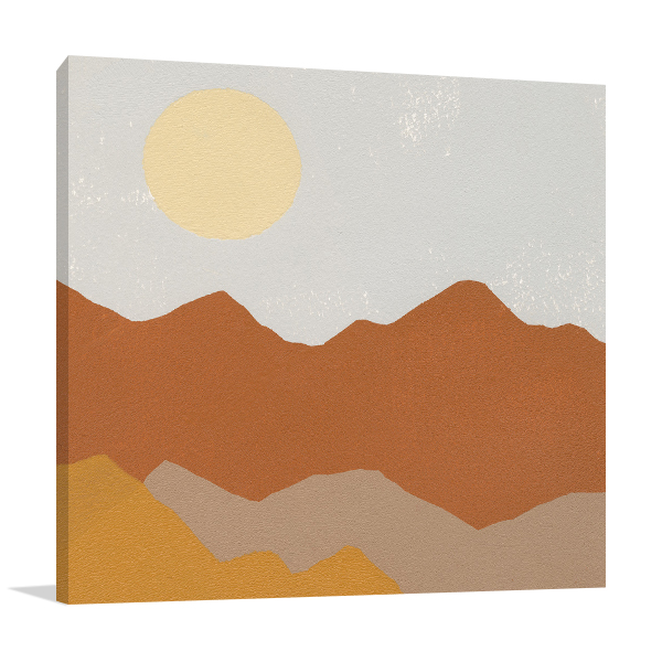 Desert Sun II Wall Art Print