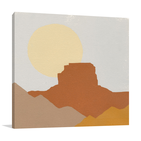 Desert Sun III Wall Art Print