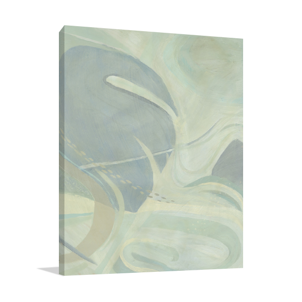 Encaustic Green II Wall Art Print