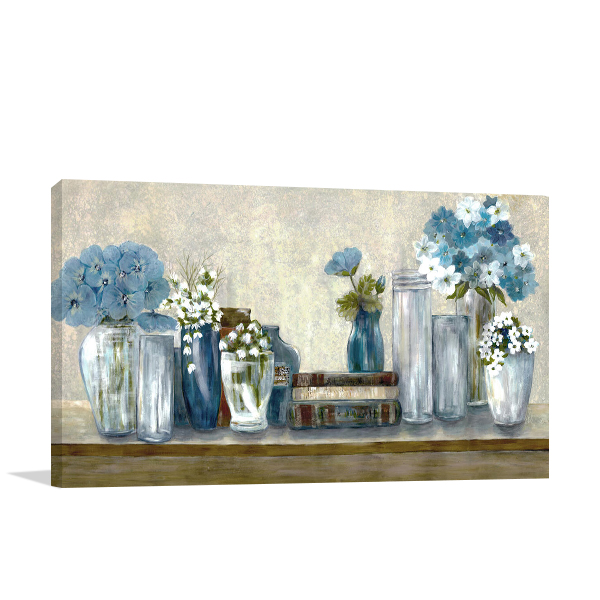 Floral Desk Wall Art Print