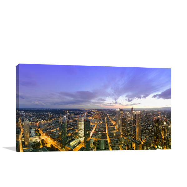 Frankfurt Panorama Wall Art Print