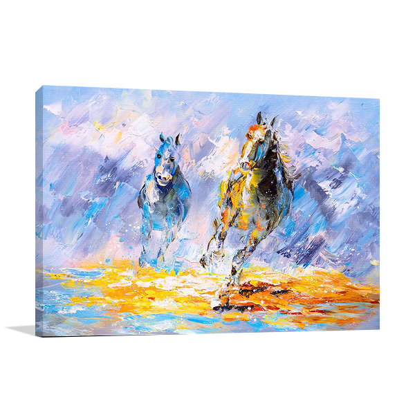 Free Wild Horses Wall Art Print