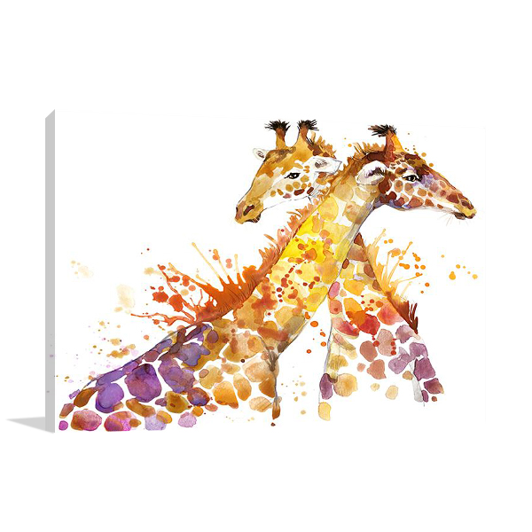 Giraffe Wall Art Print