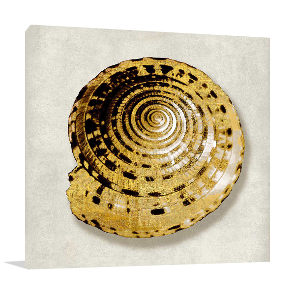 Golden Ocean Gems Wall Art Print